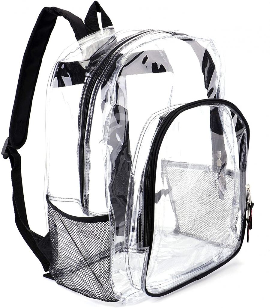 picture of clear backpack